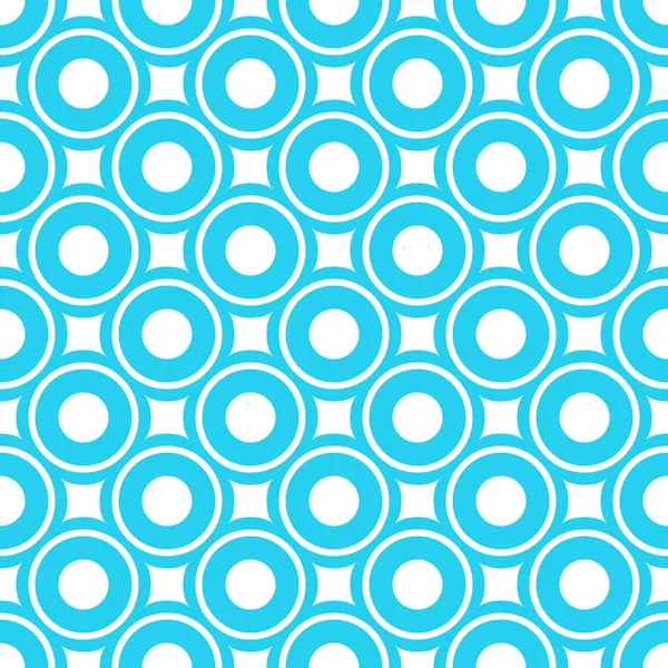 Blaues abstraktes nahtloses Muster — Stockvektor