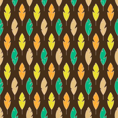 renkli tüy seamless modeli