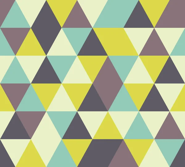 三角形のシームレスなパターンをベクトル — ストックベクタ