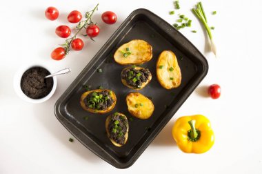 patates ile zeytin tapenada