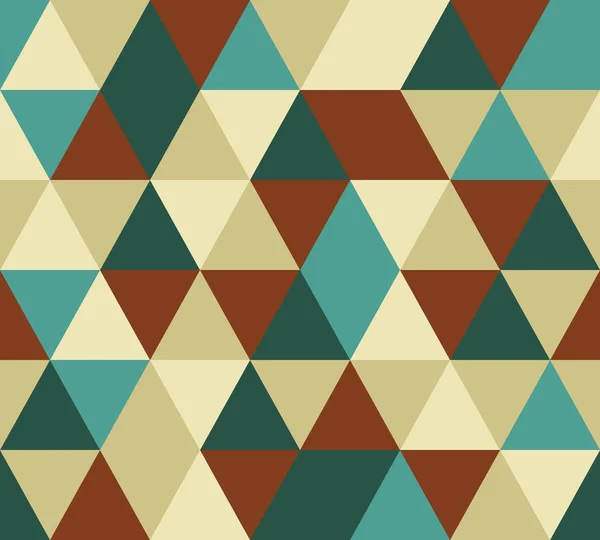 三角形のシームレスなパターンをベクトル — ストックベクタ