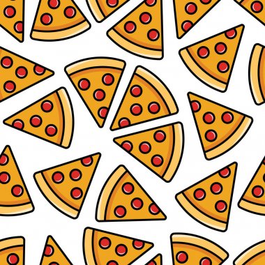 pepperoni pizza seamless modeli