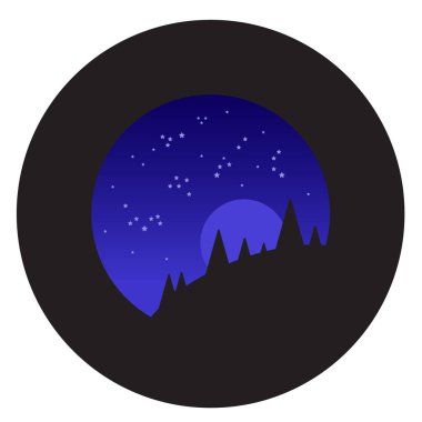 Siyah arkaplanda gün batımının resmi