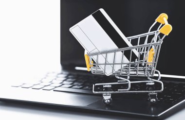 Dizüstü bilgisayarda online alışveriş
