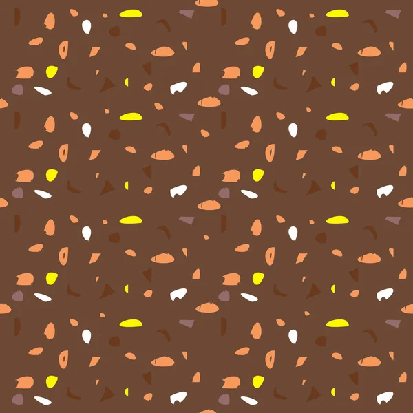 Nahtloses Muster mit farbigen Steinen oder Süßigkeiten — Stockvektor