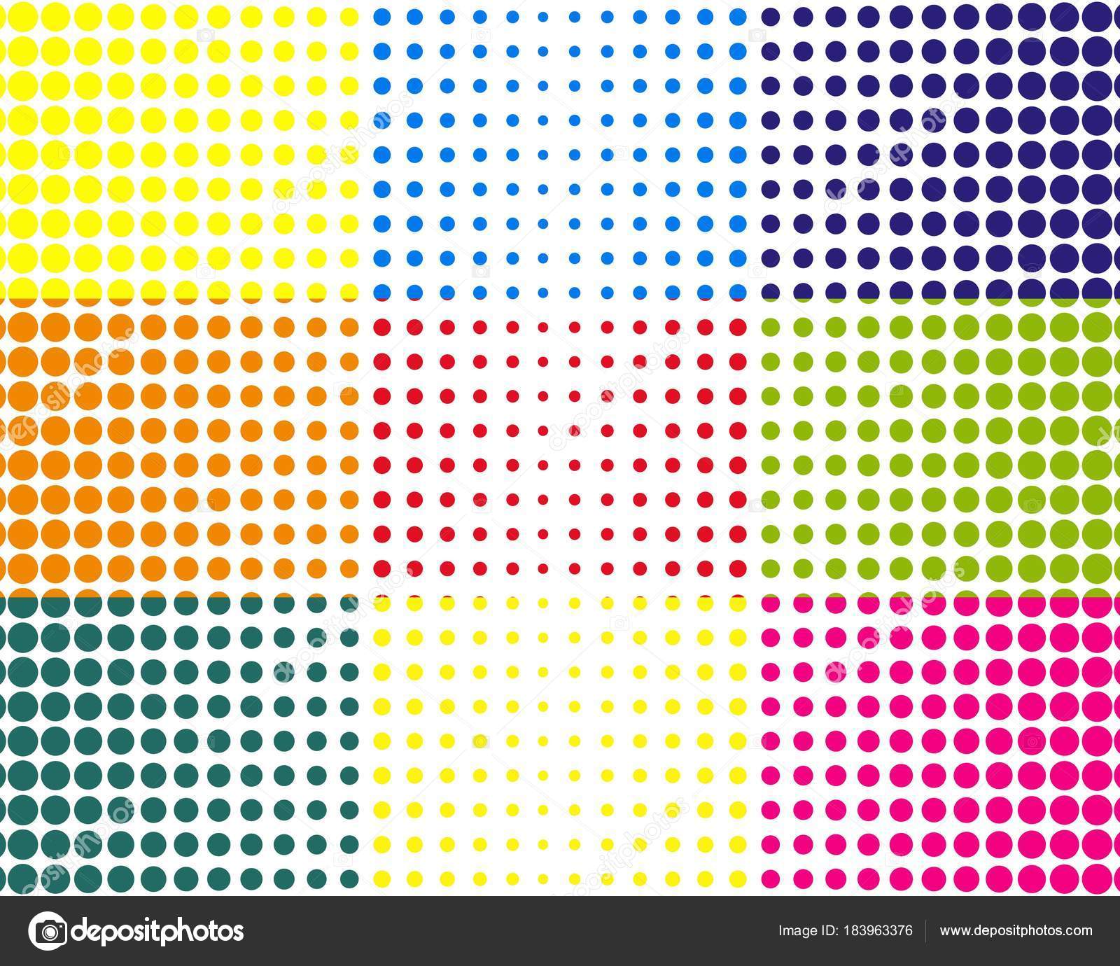 colorful pop art background colors andy warhal stock vector