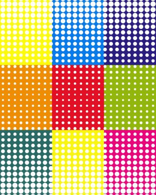 Renkli popüler sanat arka planda renkleri od Andy Warhal