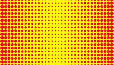 Vektör sarı ve kırmızı popüler sanat arka plan