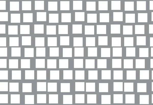Witte Vector Naadloze Patroon Met Vierkantjes — Stockvector