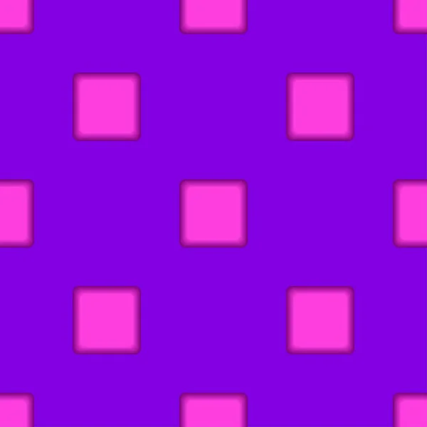 Pop Art Hintergrund Mit Magenta Quadraten — Stockvektor