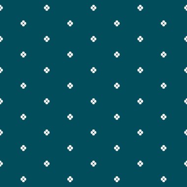 Quatrefoil çiçek sembolü şekil ile kesintisiz mavi arka plan