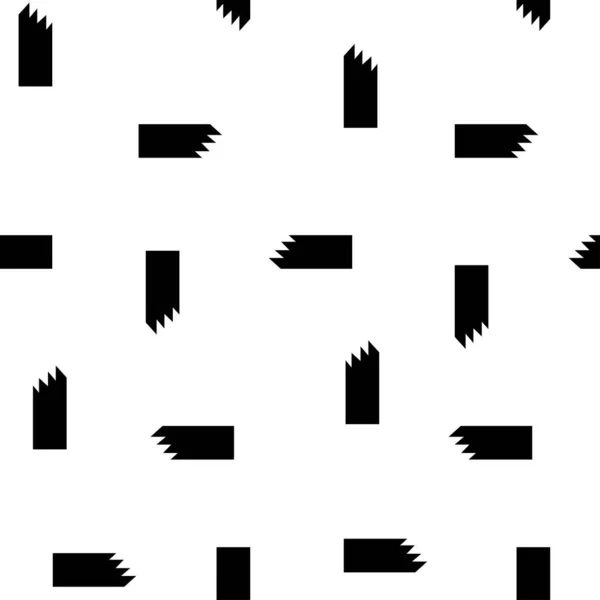 Patrón elegante monocromo. Textura perfecta para la tela. Colores blanco y negro — Vector de stock