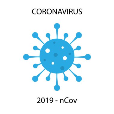 Coronavirus Bakteri Hücre Simgesi, 2019-NCoV.