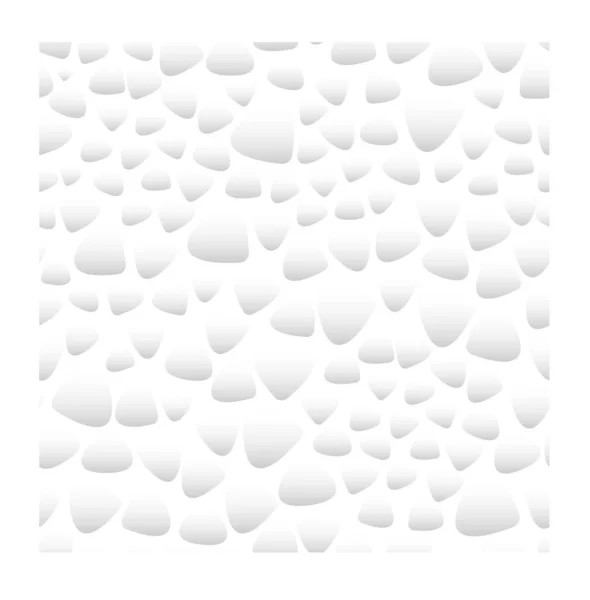 Vektor fehér háttér kövekkel. Zökkenőmentes textúra — Stock Vector