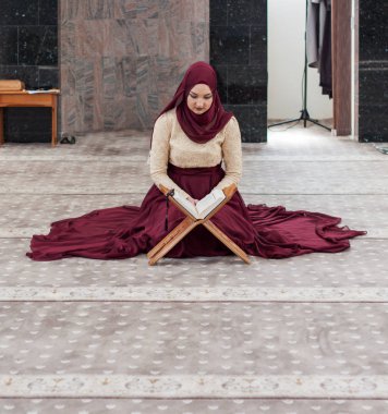 Genç ve güzel kız oturan kaplı görkemli elbise ve 