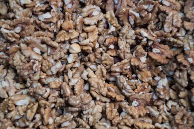 Arka plan fındık, büyük miktarda, doku, sağlıklı nutr ceviz