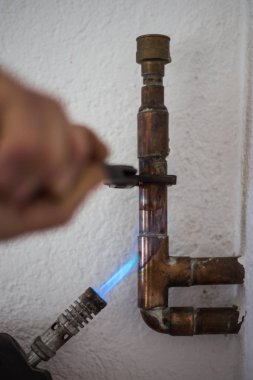 Asıl ayırmak için Isıtma boruları, açık alevler, ısıtır