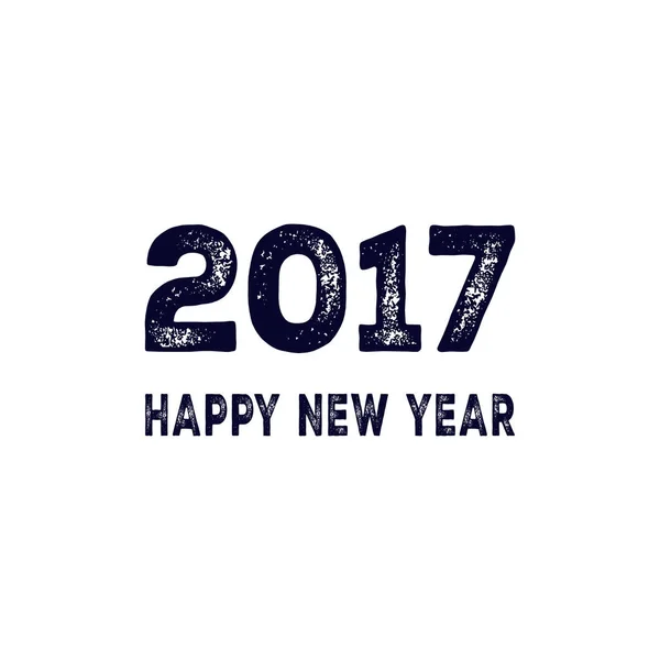 2017 년 행복 한 신년 — 스톡 벡터