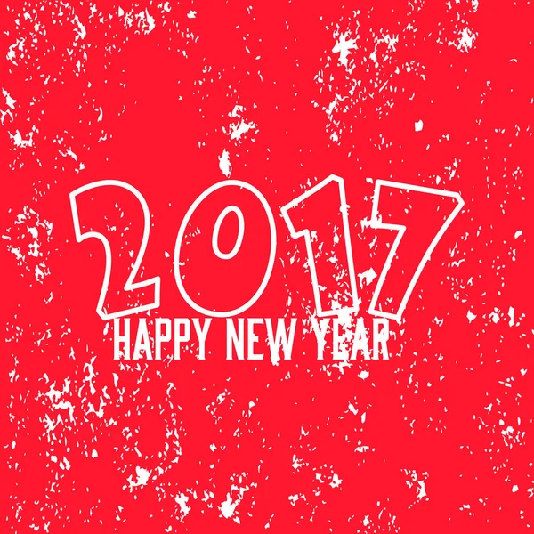 Happy new year 2017 — Stock Vector