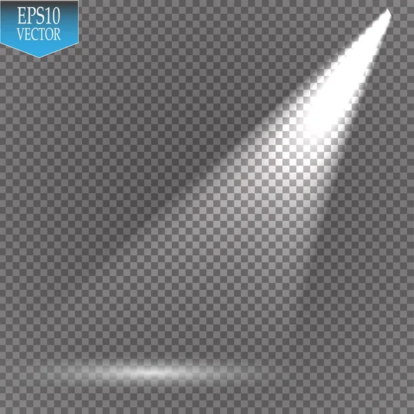 Vektör projektör. Sahne. Işık efektleri