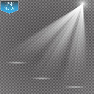 Noel yapılmış, ağaç beyaz glitter bokeh ışıkları ve parıldıyor. Parlayan yıldız, güneş parçacıklar ve kıvılcım lens ile şeffaf arka plan üzerinde etkisi flare