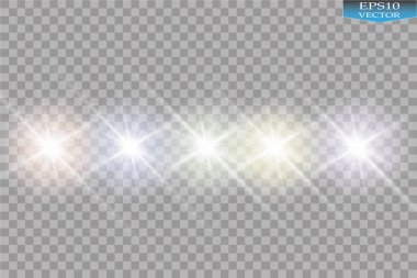 Vektör beyaz glitter dalga çizim. Beyaz yıldız tozu trail köpüklü parçacıkları üzerinde şeffaf arka plan izole.