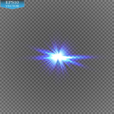 Parlak ışık efektlerinden oluşan yaratıcı bir konsept vektör kümesi siyah arka planda izole edilmiş kıvılcımlarla parlar. Resim tasarımı için, Noel kutlaması için pankart, sihirli ışık ışını