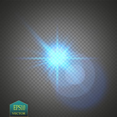 Parlak ışık efektlerinden oluşan yaratıcı bir konsept vektör kümesi siyah arka planda izole edilmiş kıvılcımlarla parlar. Resim tasarımı için, Noel kutlaması için pankart, sihirli ışık ışını