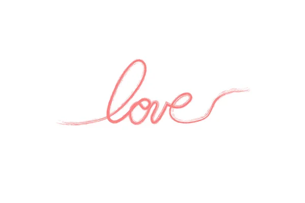 ความรัก ตัวอักษรที่วาดด้วยหมึก การพิมพ์แปรงแห้งที่ทันสมัย ภาพเวกเตอร์ Grunge . — ภาพเวกเตอร์สต็อก