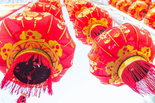 Çin Fenerler Genellikle Çin Yeni Yılı Içinde Bulunur — Stok fotoğraf