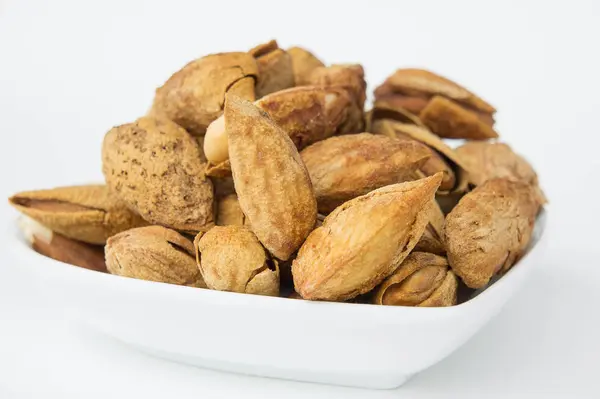 Frijoles Almendras Delicioso Sabor Saludable — Foto de Stock