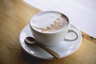 kahve fincanı cafe kahvehane ahşap tablo