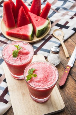 Karpuz Meyve karışımı smoothie içmeye canlandırıcı için 