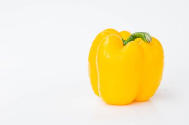 tatlı biber beyaz arka plan, Yaş sebze izole