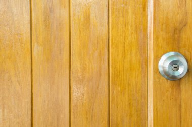 Kapı kolu ahşap backgrond, temel ahşap kapı