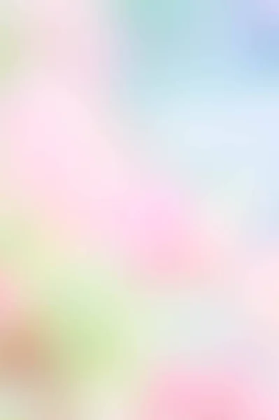 Texture sfocatura verde rosa giallo e bianco mix colore pastello natura sfondo, astratto verde rosa mix colore sfocatura — Foto Stock