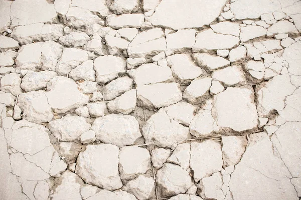 Risse im Betonboden. — Stockfoto