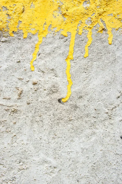 Textur Zement Polhintergrund Zement Schmutzige Gelbe Farblinie — Stockfoto