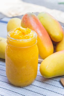 Mango meyve, mango smoothies içecek meyve mango yaz
