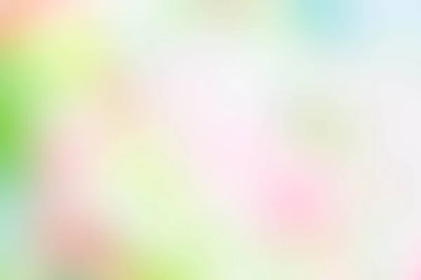 Texture Blur Green Pink Yellow White Mix Color Pastel Nature — Stock Photo, Image