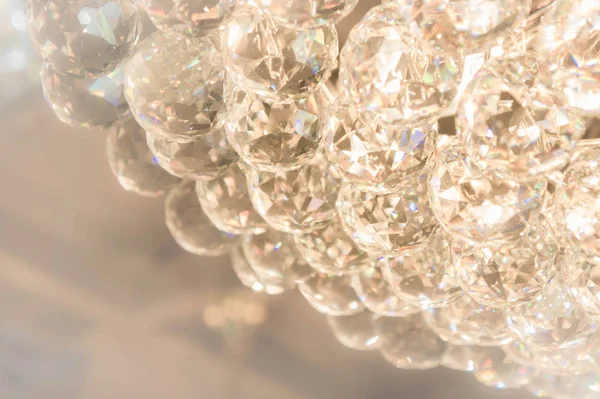 Glazen Bal Mousserende Accessoires Van Lamp — Stockfoto