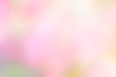 Doku blur yeşil pembe sarı ve beyaz karışımı renk pastel doğa