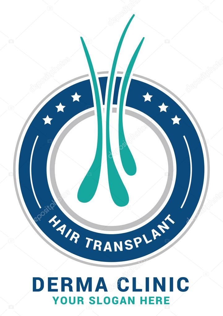 Dermatology Hair Transplant Logo
