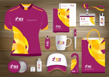 Vektör soyut teknoloji spor tasarımı ile origami öğeleri hediye öğeler kurumsal kimlik