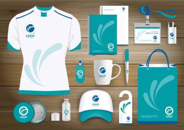 Vektör soyut teknoloji tıbbi spor tasarım origami öğelerle hediye öğeler kurumsal kimlik, mavi, turuncu, sarı