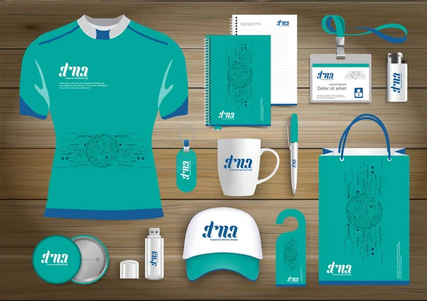 Hediyelik eşyalar, renk promosyon Hatıra Eşyası tasarım teknoloji hatları ile kurumsal kimlik bağlantı için ağ. Kırtasiye seti, dijital teknoloji şablon