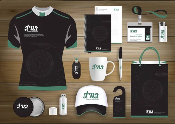 Hediyelik eşyalar, renk promosyon Hatıra Eşyası tasarım teknoloji hatları ile kurumsal kimlik bağlantı için ağ. Kırtasiye seti, dijital teknoloji şablon