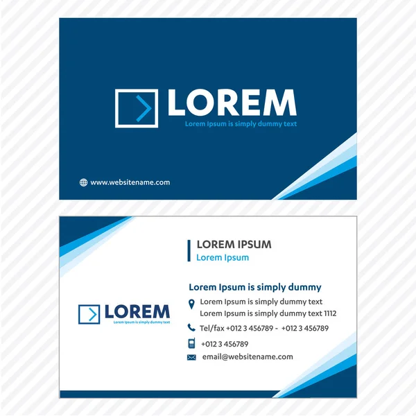 Business card Vector mall, Tech logotyp länk nätverk, visitkort Corporate Identity — Stockfoto