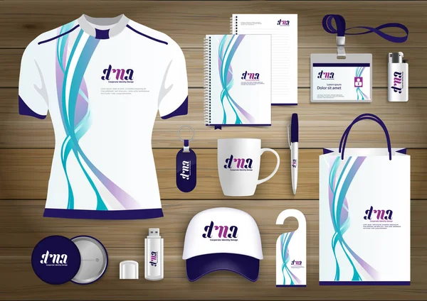 Gift Items Business Corporate Identity Vector Abstract Diseño Recuerdos Promocionales — Archivo Imágenes Vectoriales