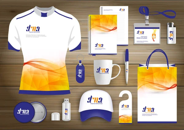 Gift Items Business Corporate Identity Vector Abstract Diseño Recuerdos Promocionales — Archivo Imágenes Vectoriales